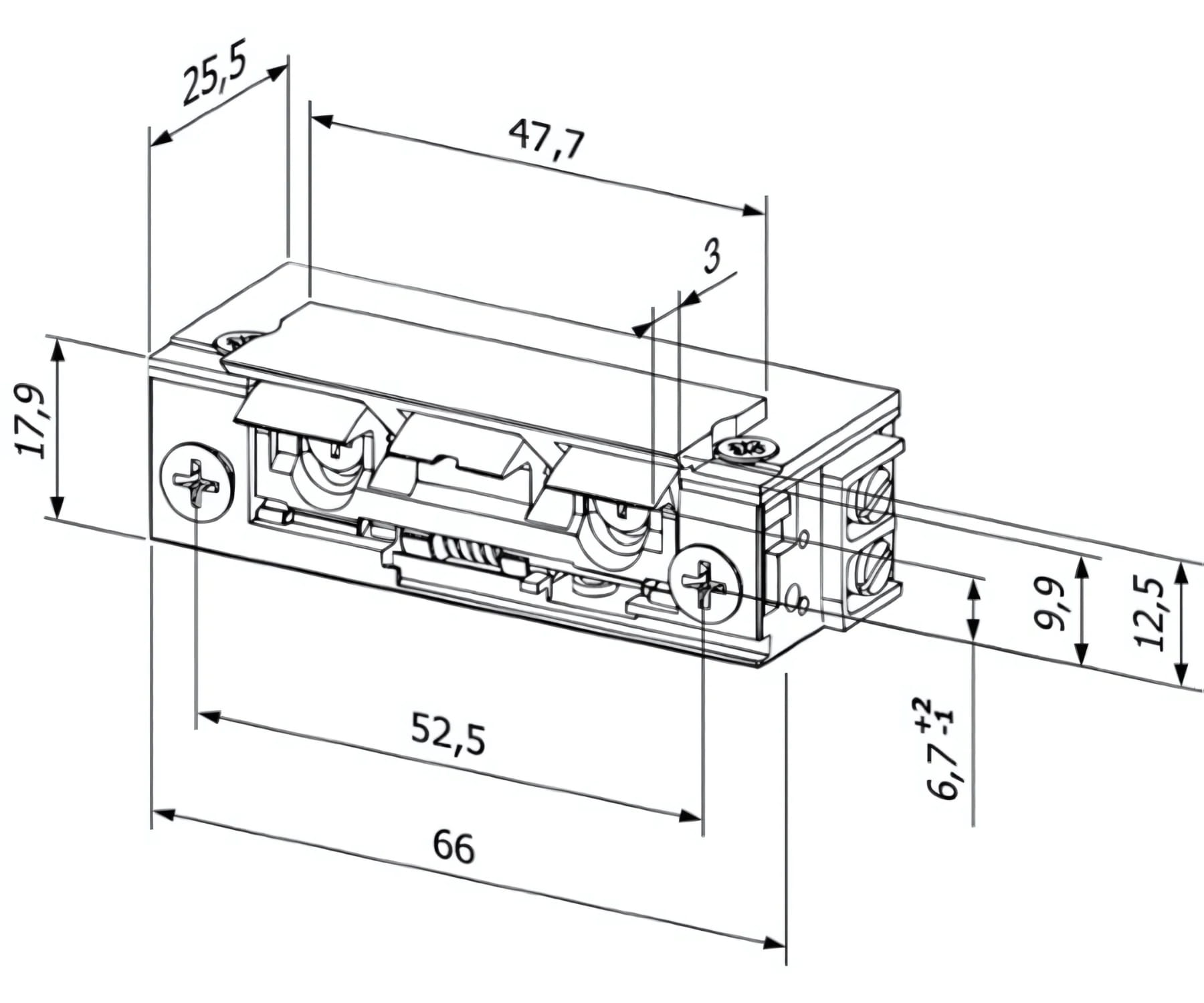 ZACZEP ELEKTROMAGNETYCZNY F00U-C Hartte BIRA-1775235