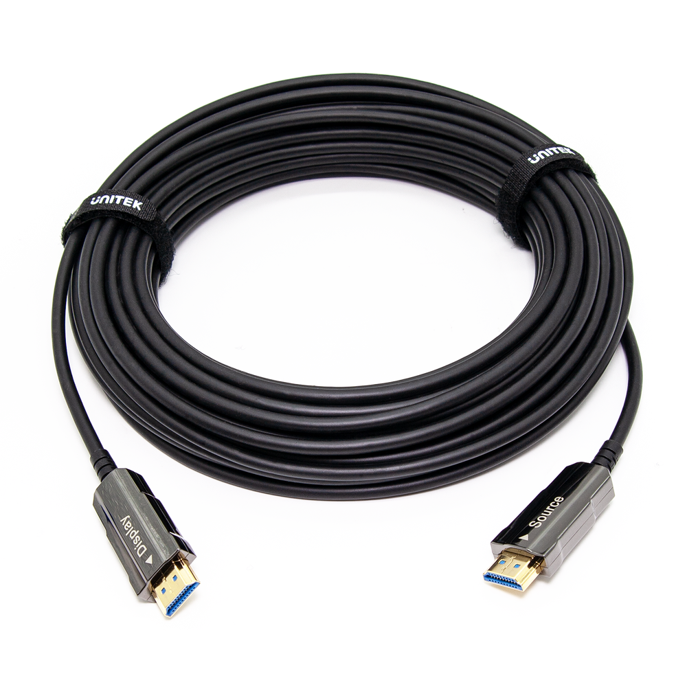 Unitek Kabel optyczny HDMI 2.0 AOC 4K 60Hz 15 m-1637802