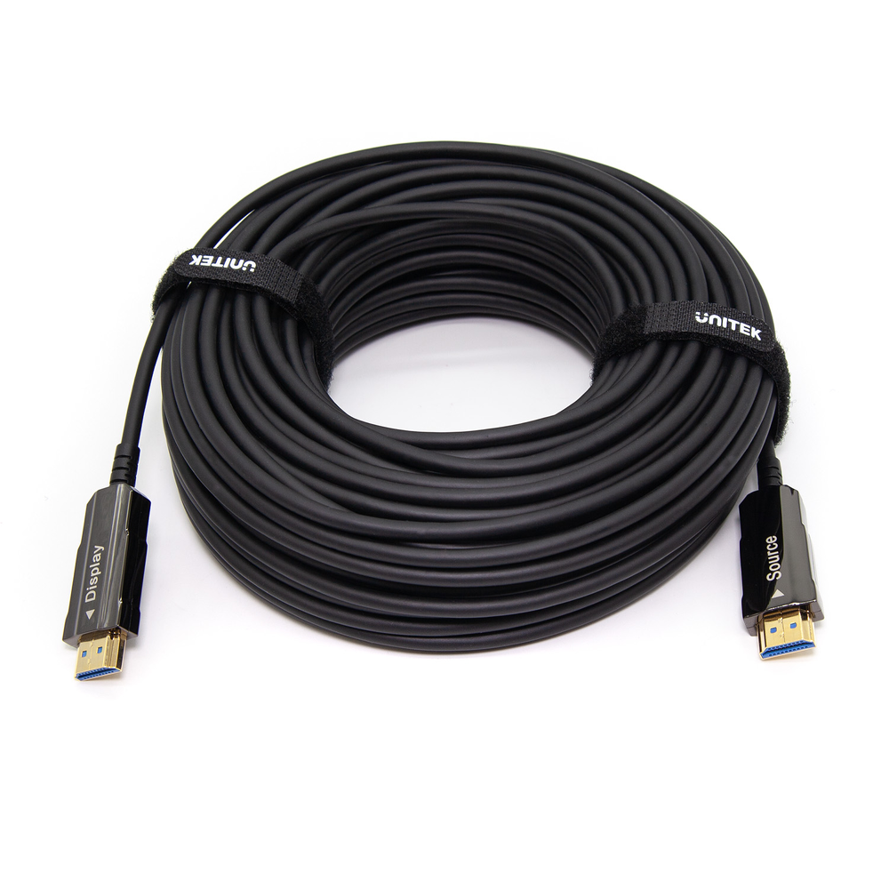 Unitek Kabel optyczny HDMI 2.0 AOC 4K 60Hz 50 m-1637815