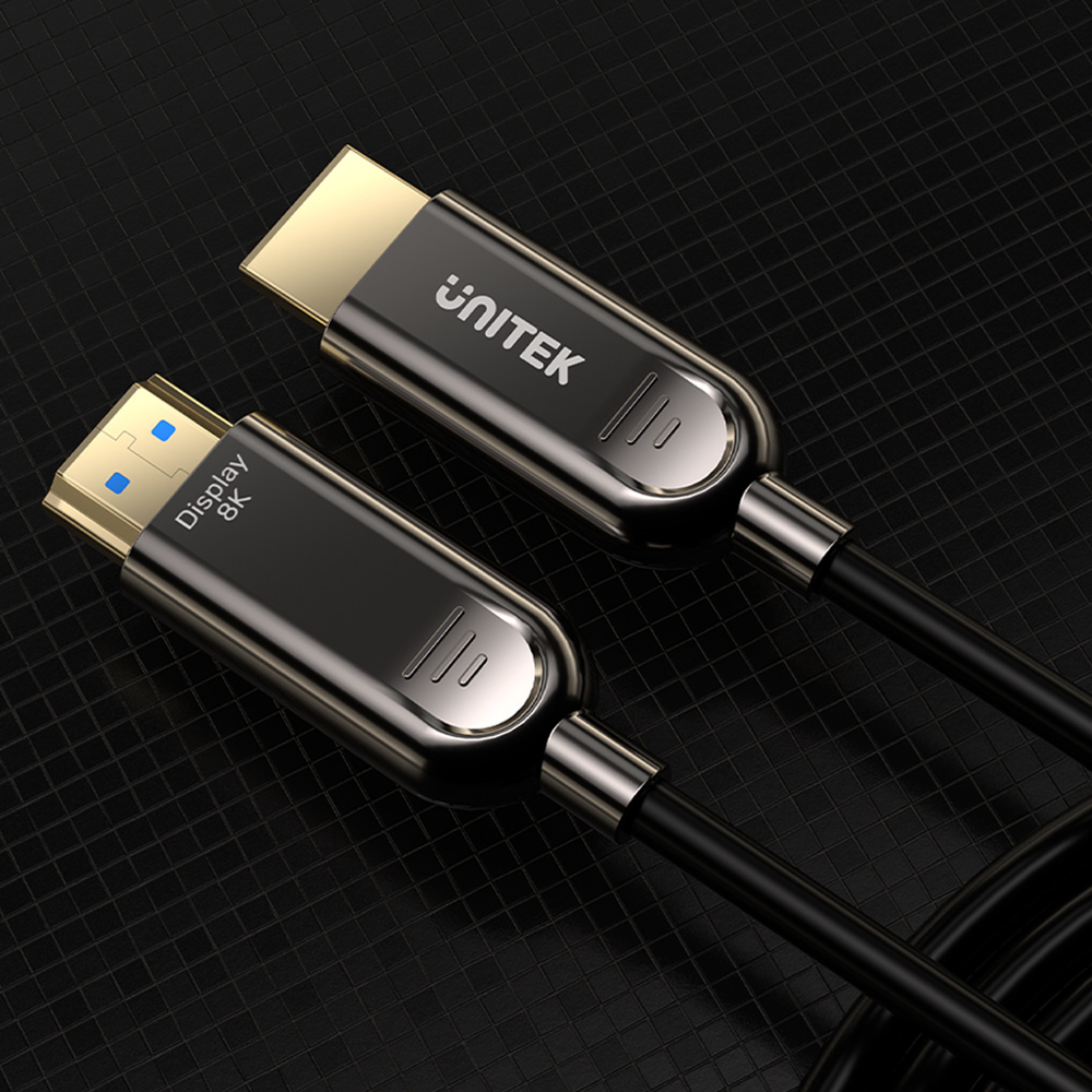 Unitek Kabel optyczny HDMI 2.1 AOC 8K 120Hz 30m-1781714