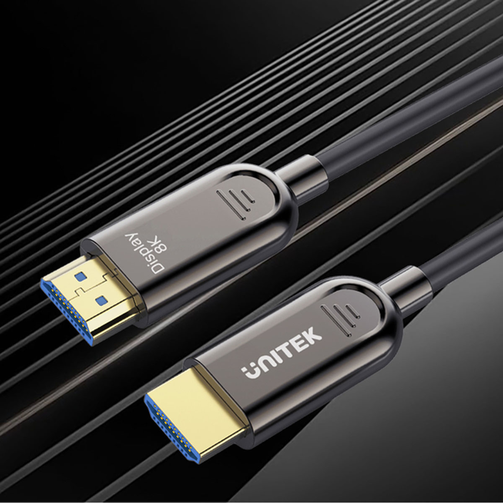 Unitek Kabel optyczny HDMI 2.1 AOC 8K 120Hz 80m-1782197