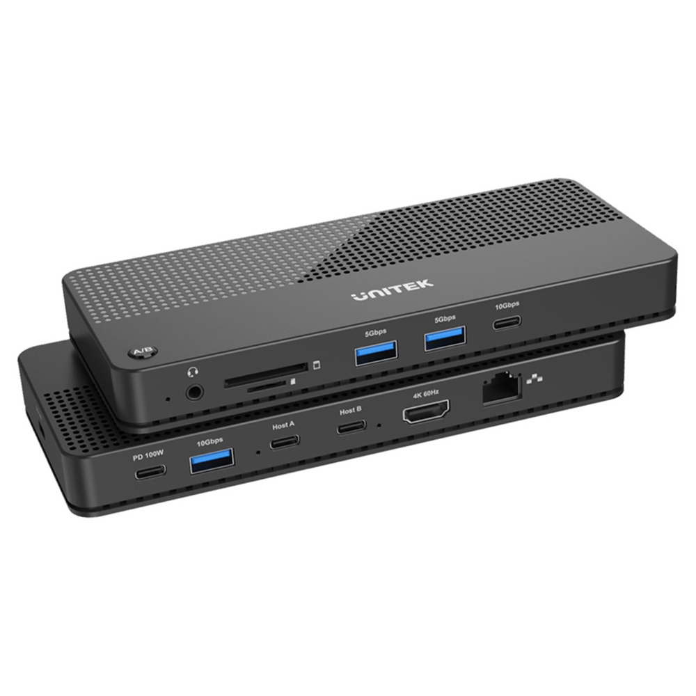 Unitek Przełącznik KVM 4K Hub USB 11 portów-1637497