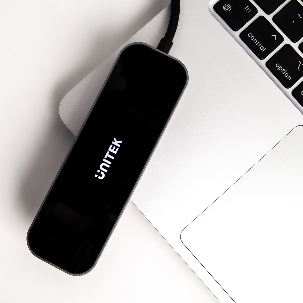 Unitek Hub USB-C 3.1 RJ-45 3xUSB-A HDMI 4K PD100W-1357789