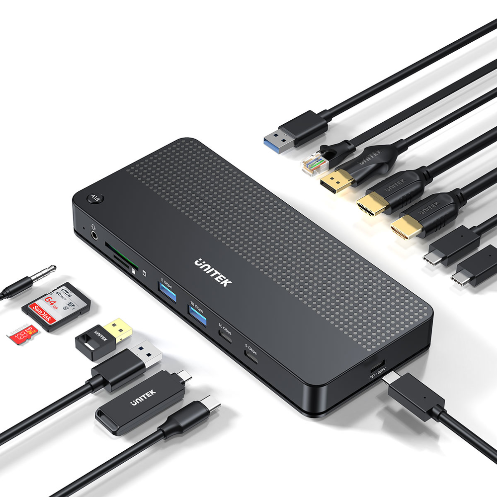 Unitek Przełącznik KVM 2 komputery 2 monitory 4K-1781265