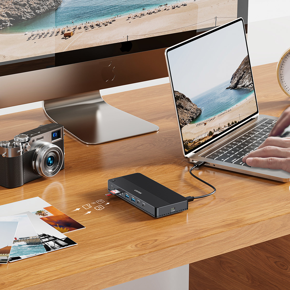 Unitek Stacja dokująca 13w1 MST HDMI DP 8K PD 100W-1781331