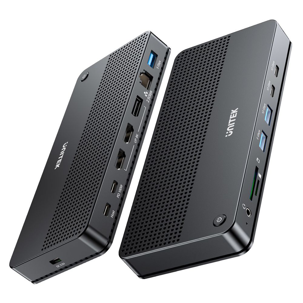 Unitek Stacja dokująca 13w1 MST HDMI DP 8K PD 100W-1781340