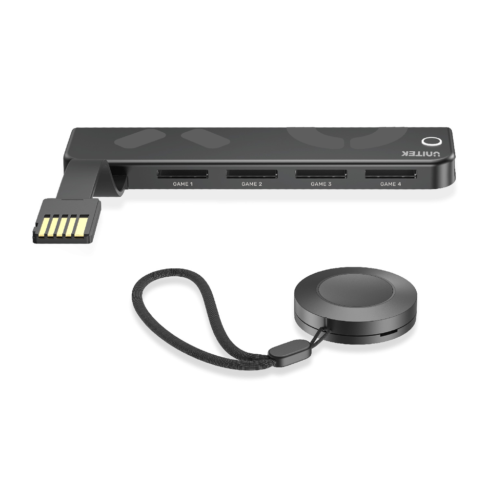 Unitek Czytnik 4 kart Nintendo Switch + pilot-1781293