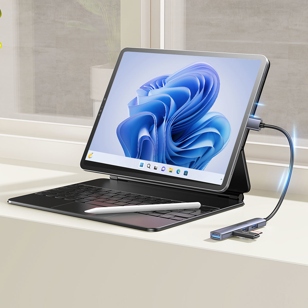 Unitek Hub USB-A 1*USB-A 5 Gbps, 3*USB-A 2.0 alu-1639277