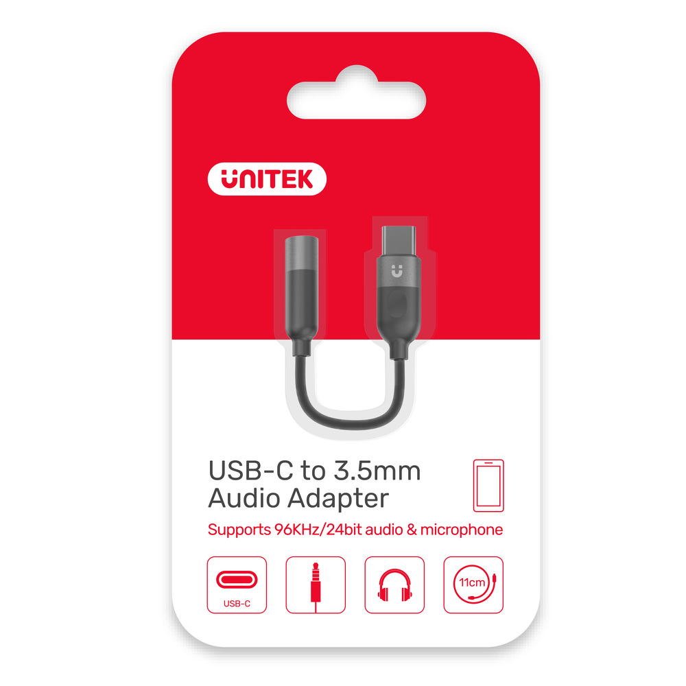 Unitek Adapter USB-C do jack 3.5mm (F) M1204A-1632101