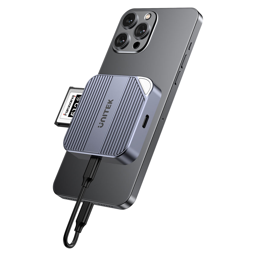 Unitek Magnetyczny czytnik kart CF Express Type B-1787732