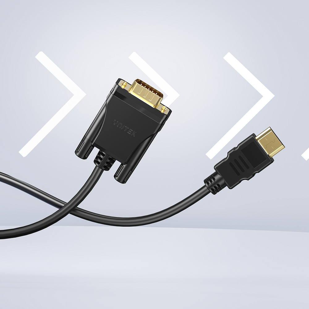Unitek Kabel HDMI na VGA, FullHD 60Hz, 2 m-1781645