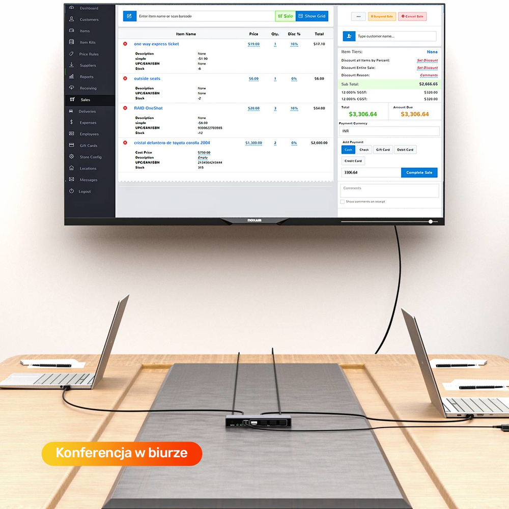 Unitek Przełącznik KVM 8K@60Hz USB 3.0 5Gbps DP-1785768