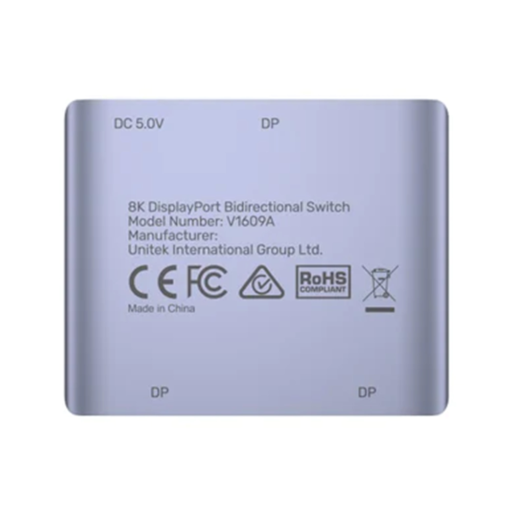 Unitek Dwukierunkowy przełącznik DP 1.4 8K 2-na-1-1636326