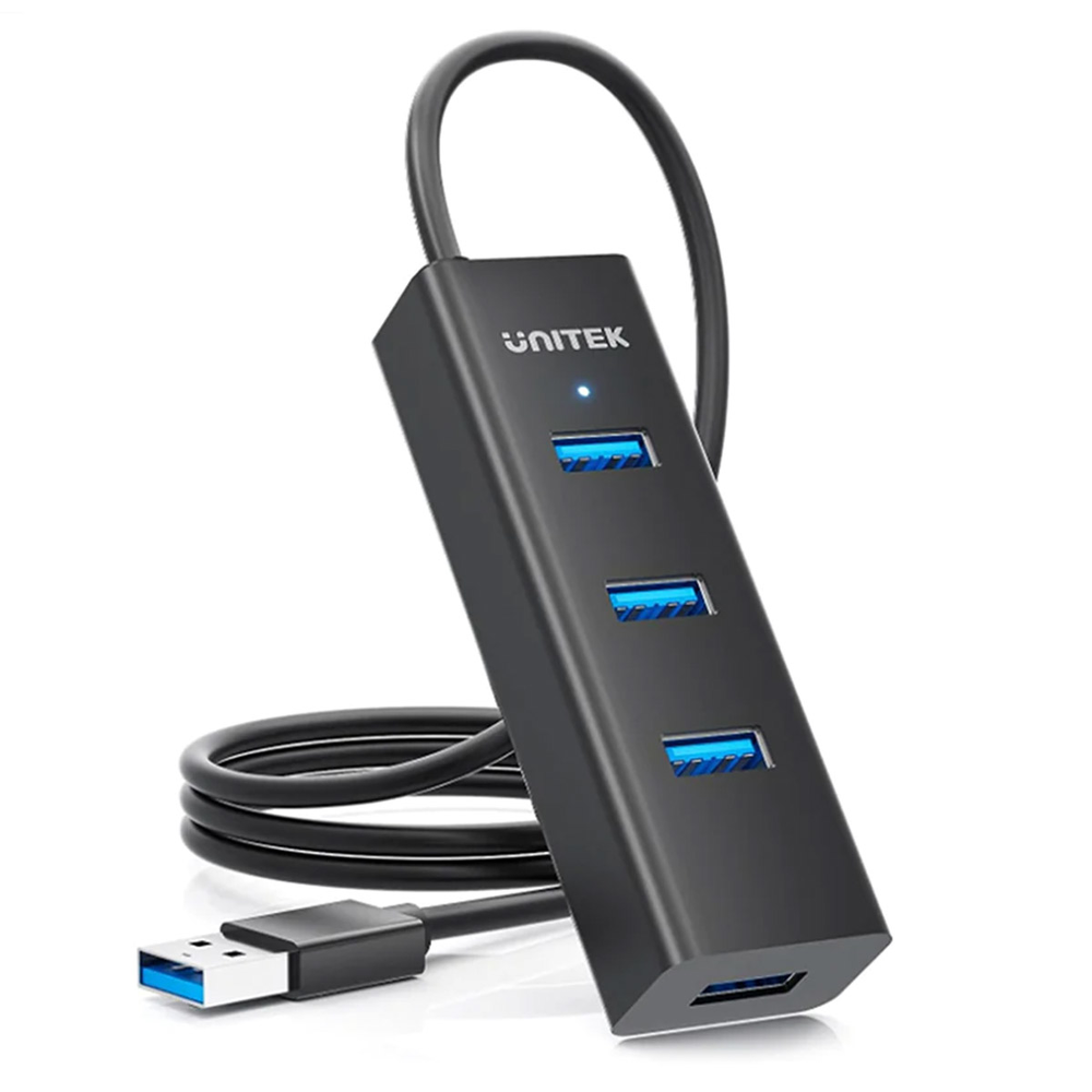 Unitek Aktywny hub USB-A 5Gbps, 4 porty USB-A-1780801