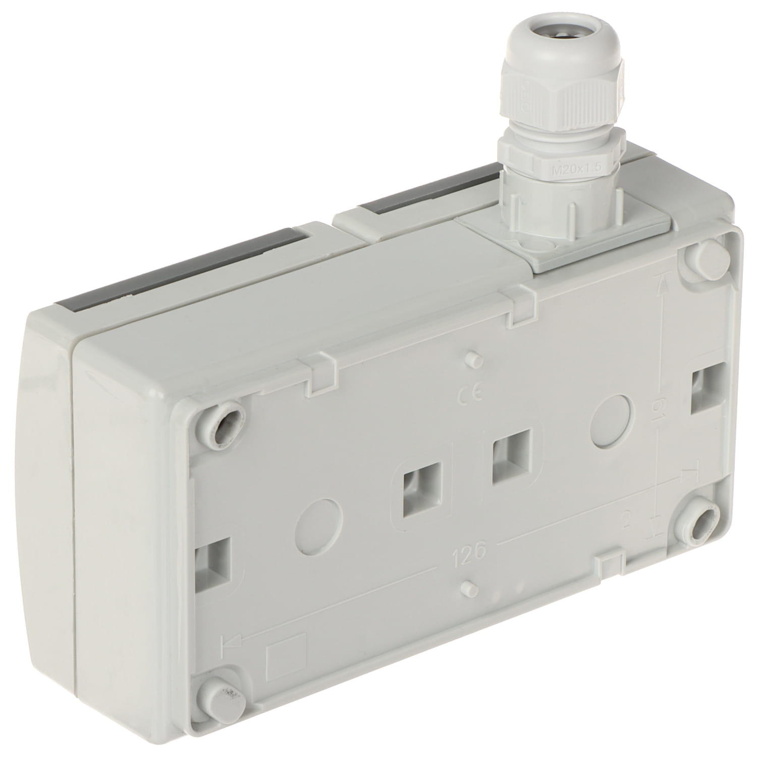 GNIAZDO NATYNKOWE PODWÓJNE AQUANT-G2/V1/EPN 230V AC 16A IP65 Elektro-Plast-1623580