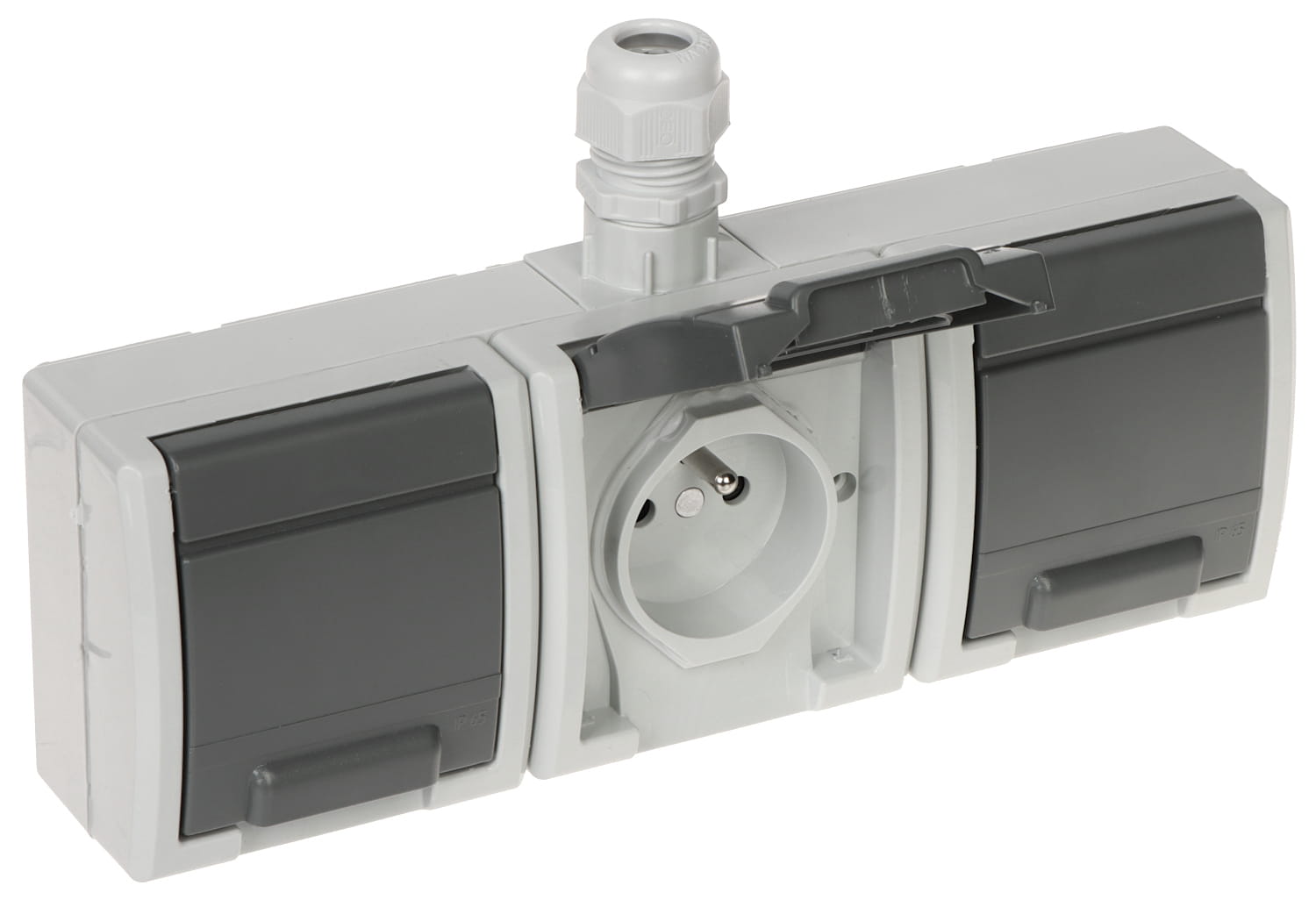 GNIAZDO NATYNKOWE POTRÓJNE AQUANT-G3/EPN 230V AC 16A IP65 Elektro-Plast-1624488