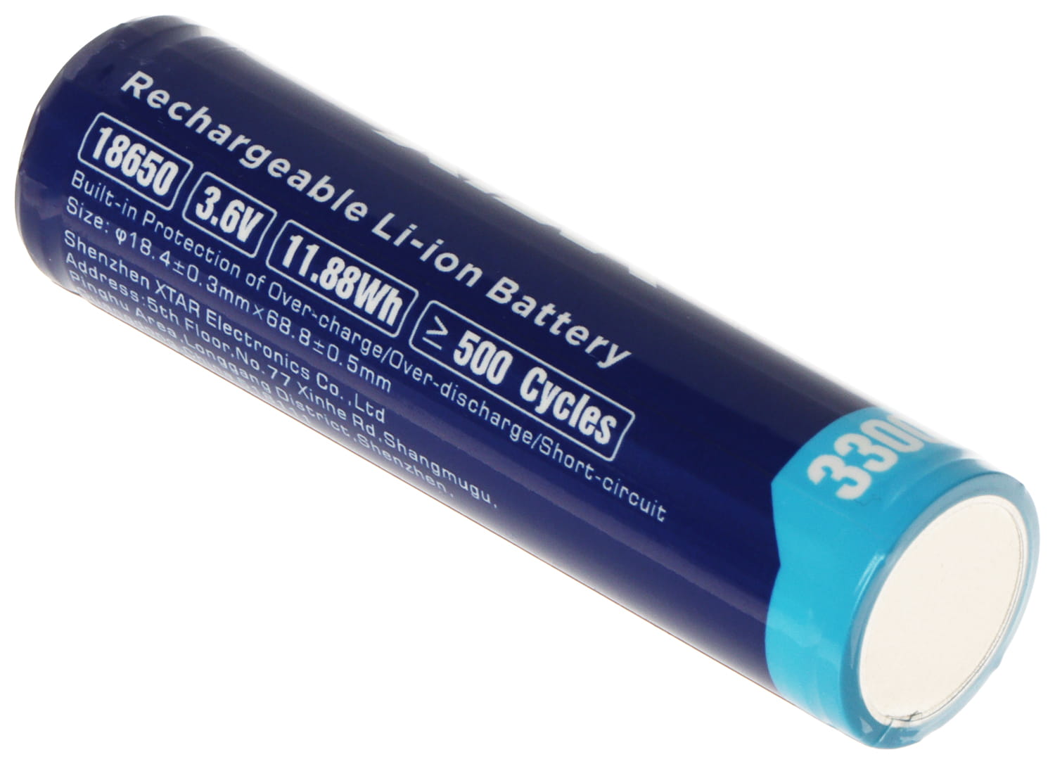 AKUMULATOR LI-ION BAT-INR18650-3300-XTAR/AKU 3.6V XTAR-1669390