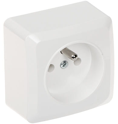 GNIAZDO NATYNKOWE POJEDYNCZE BERG/3733-00/EPN 250V 16A Elektro-Plast-1669290