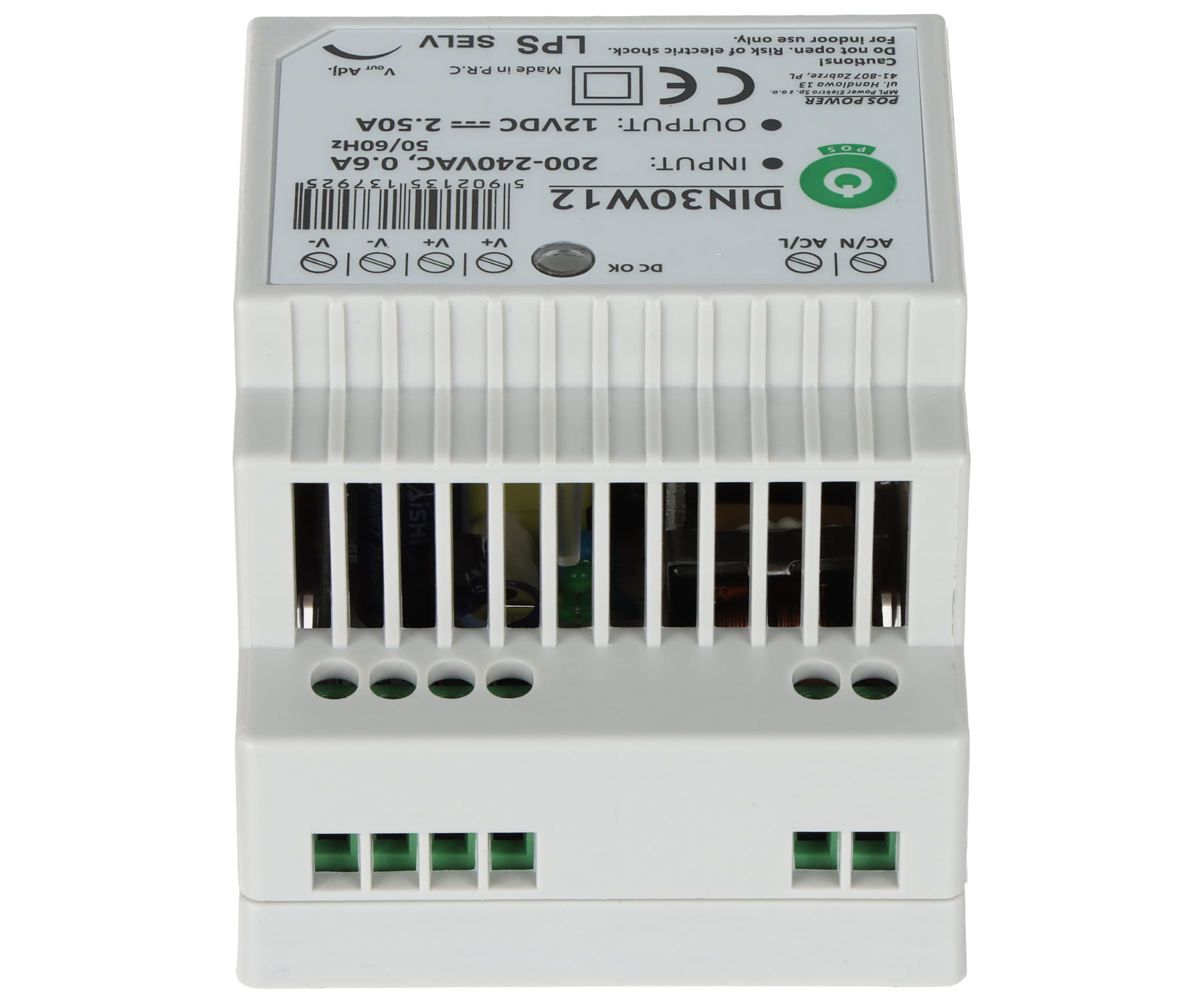 ZASILACZ IMPULSOWY DIN30W12 POS-1775085