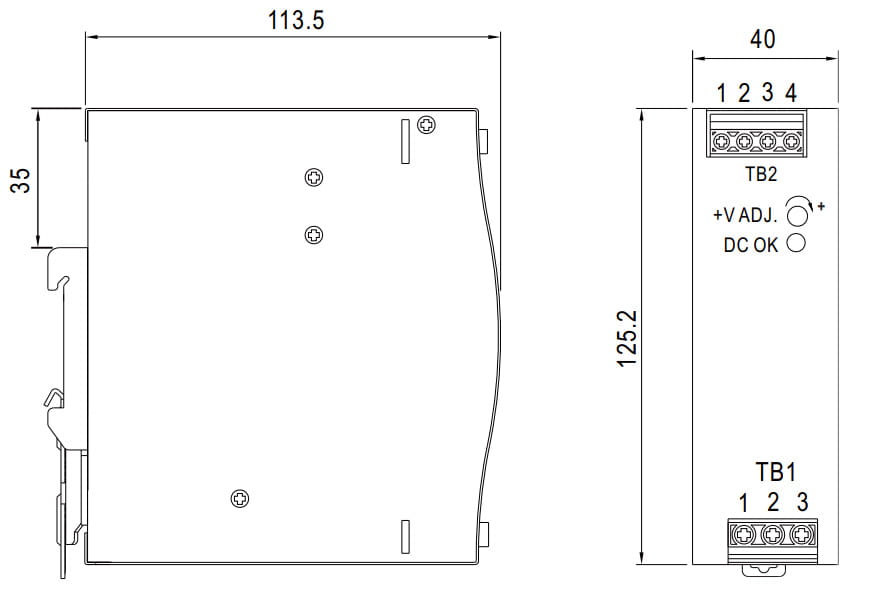 ZASILACZ IMPULSOWY EDR-120-24 MEAN WELL-1669820