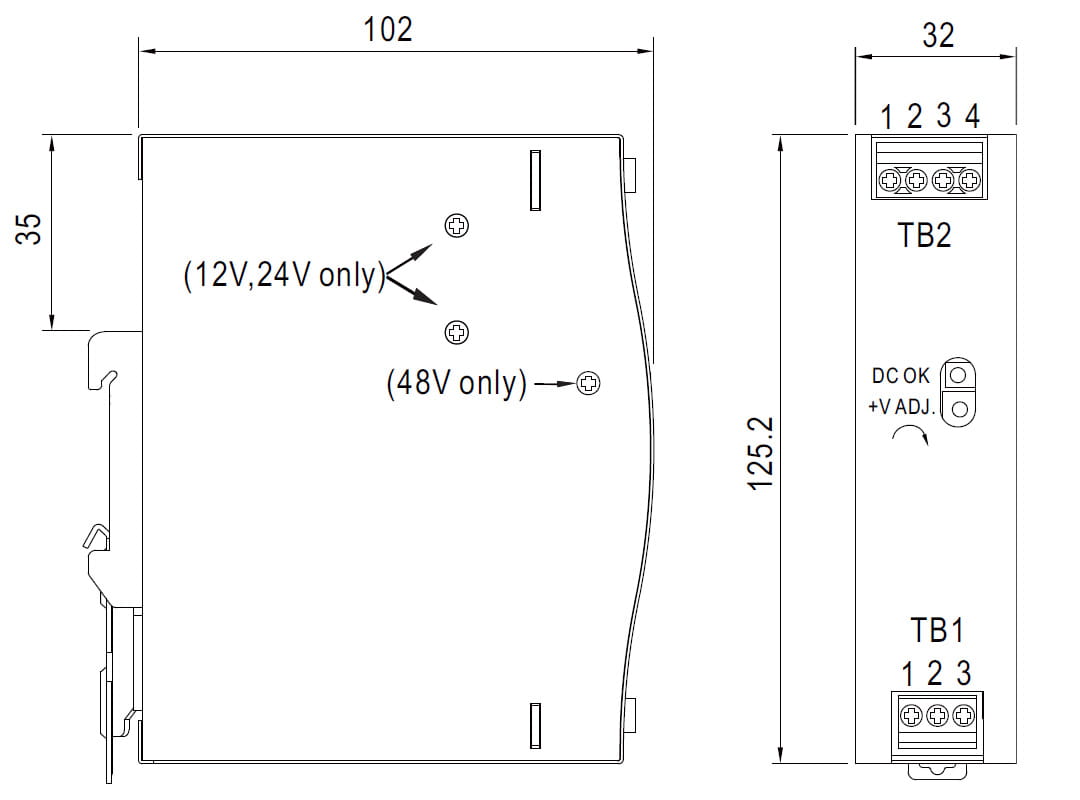 ZASILACZ IMPULSOWY EDR-75-24 MEAN WELL-1663370