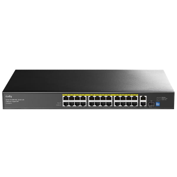 SWITCH POE FS1026PS1 24-PORTOWY SFP CUDY-1790447