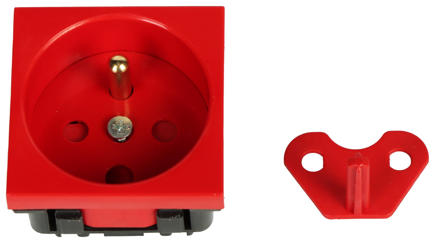 GNIAZDO POJEDYNCZE DATA Z KLUCZEM UPRAWNIAJĄCYM GN-DATA-1P/LS System 45-1628983