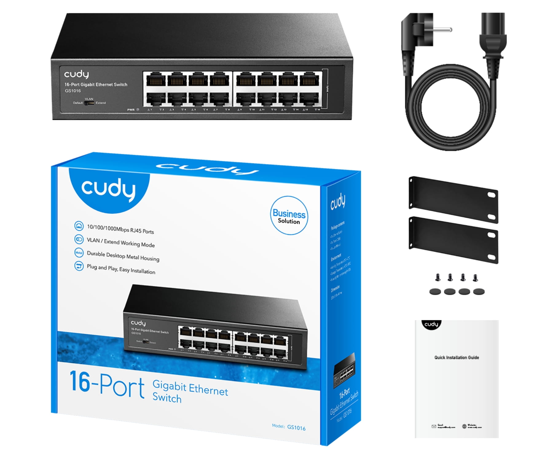 SWITCH   GS1016 16-PORTOWY CUDY-1790296