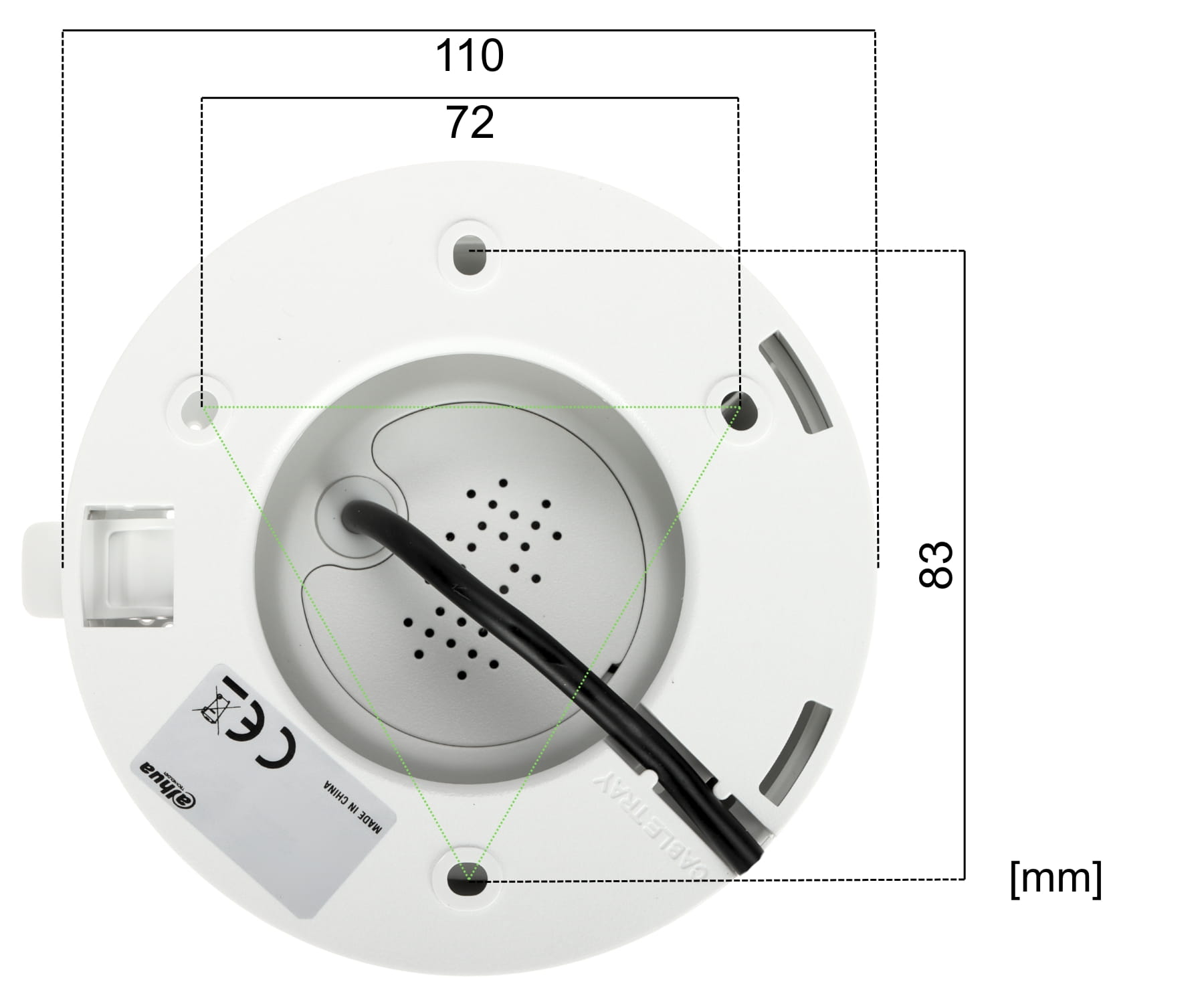 KAMERA AHD, HD-CVI, HD-TVI, PAL HAC-HDW1200TQ-IL-T-0280B-DIP Smart Dual Light Two-way Talk - 1080p 2.8mm DAHUA-1822949