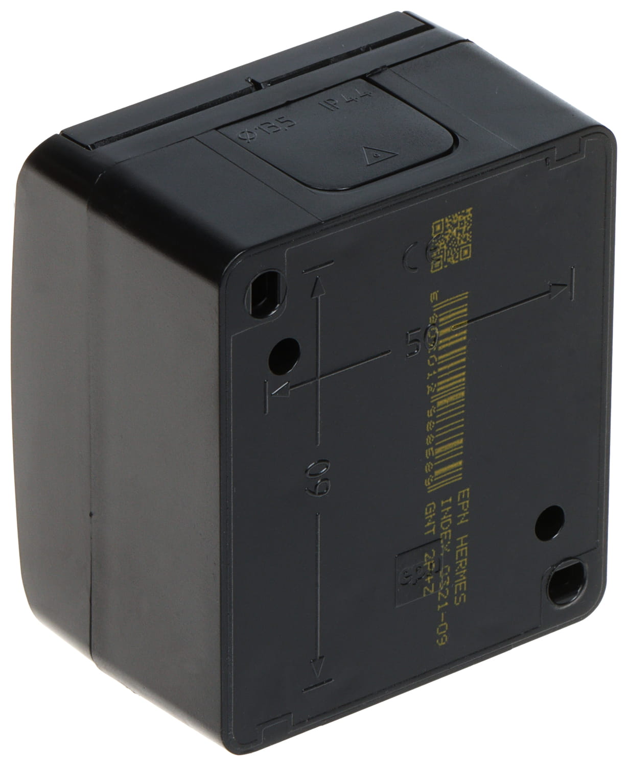 GNIAZDO NATYNKOWE POJEDYNCZE HERMES/0321-09/EPN 250V AC 16A IP44 Elektro-Plast-1672587