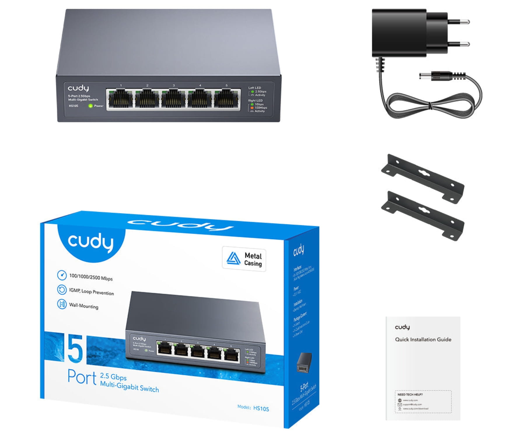 SWITCH   HS105 5-PORTOWY CUDY-1790311