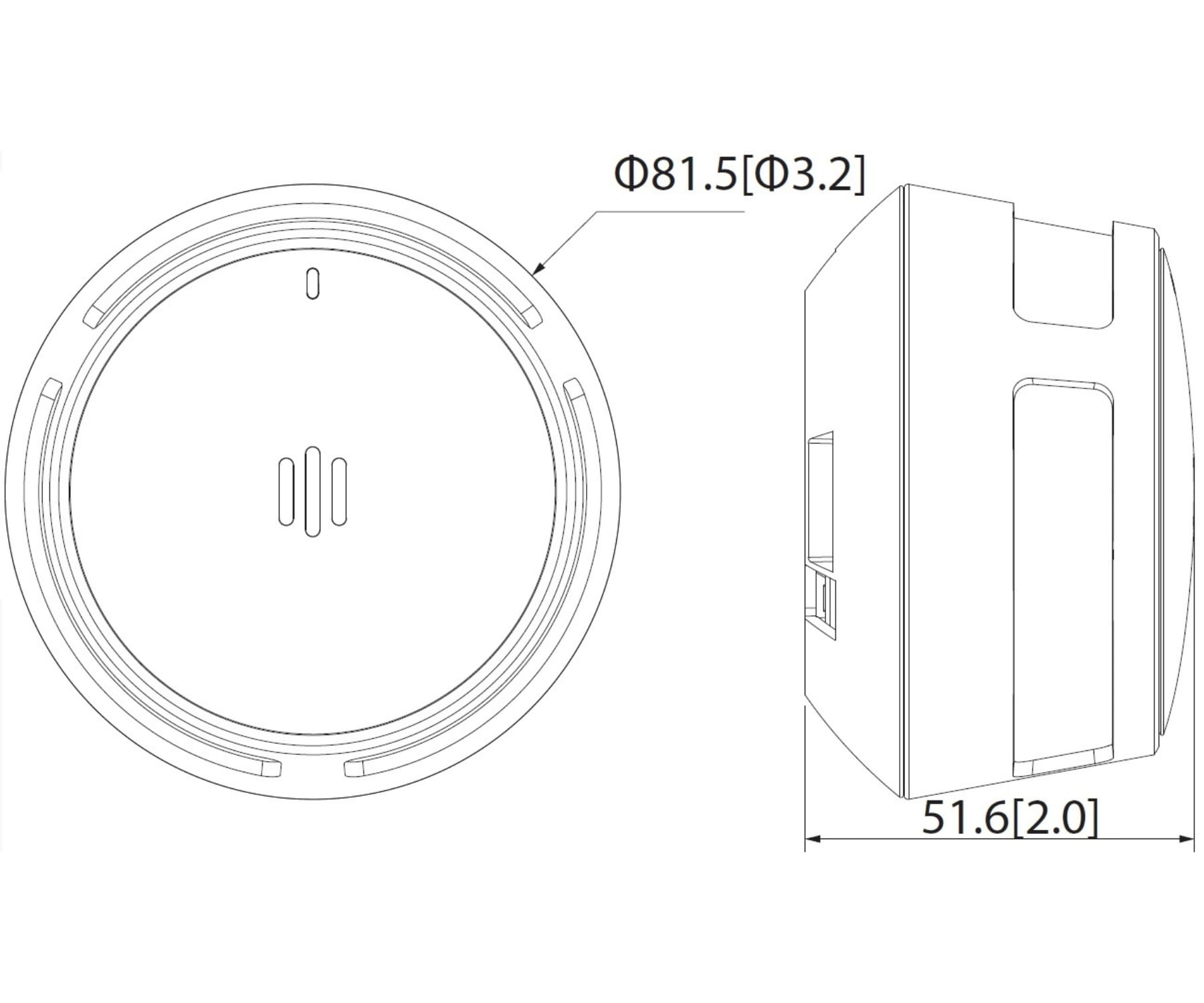 BEZPRZEWODOWA CZUJKA DYMU HY-SA40A-R8 WISUALARM-1869829