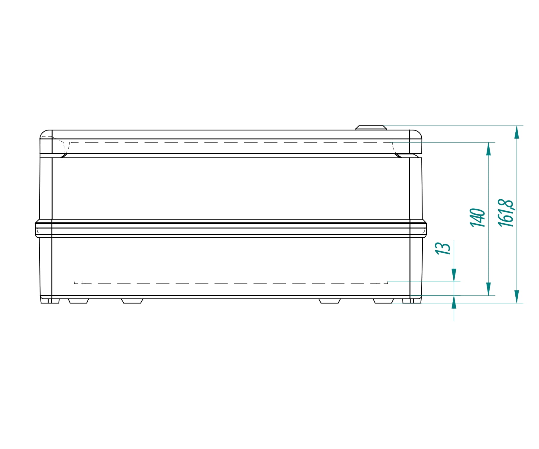 OBUDOWA HERMETYCZNA INDUSTRIAL/356X456X162/SR3/EPN 356x 456x 162mm Elektro-Plast Nasielsk-1790604