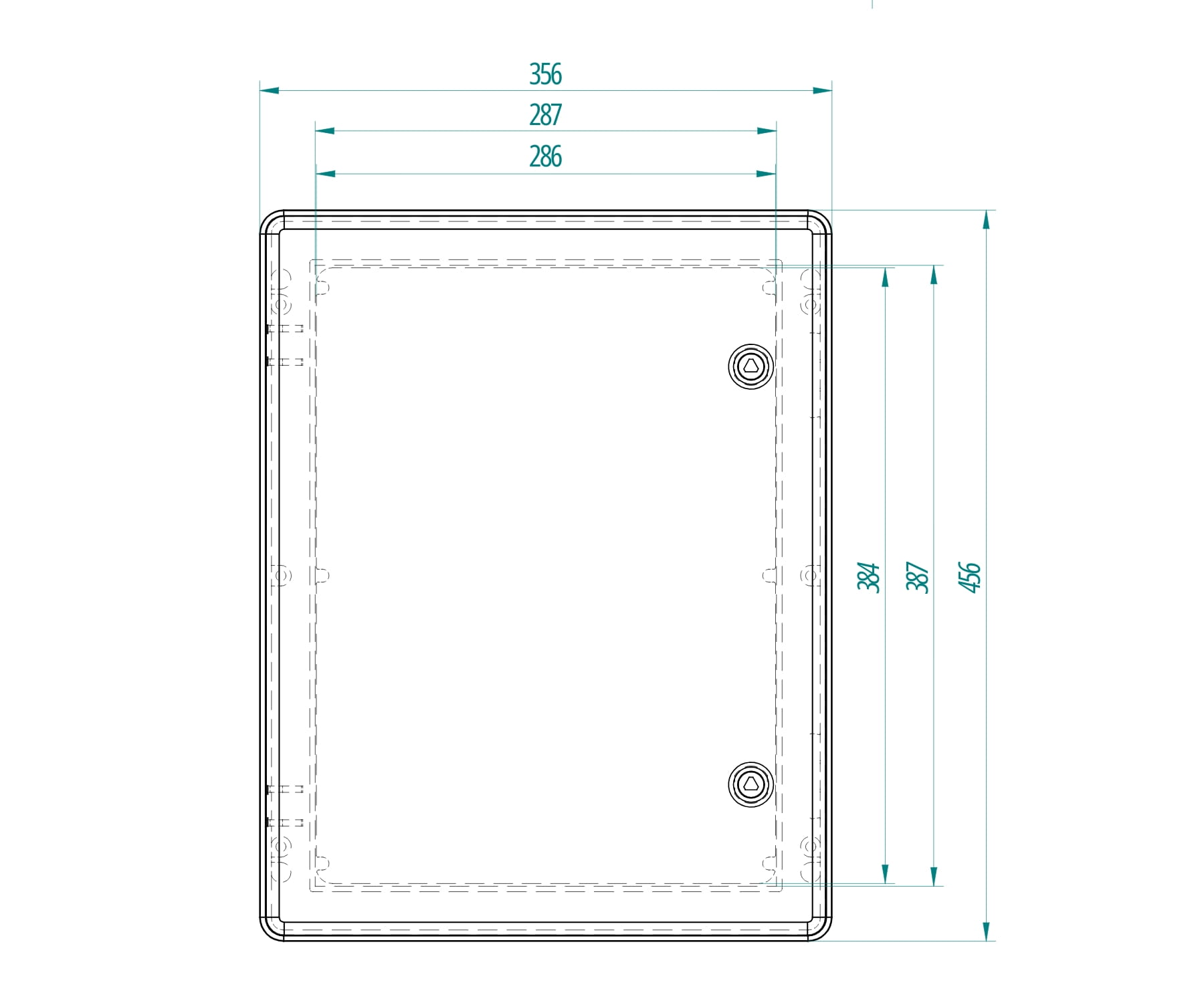 OBUDOWA HERMETYCZNA INDUSTRIAL/356X456X162/SR3/EPN 356x 456x 162mm Elektro-Plast Nasielsk-1790603