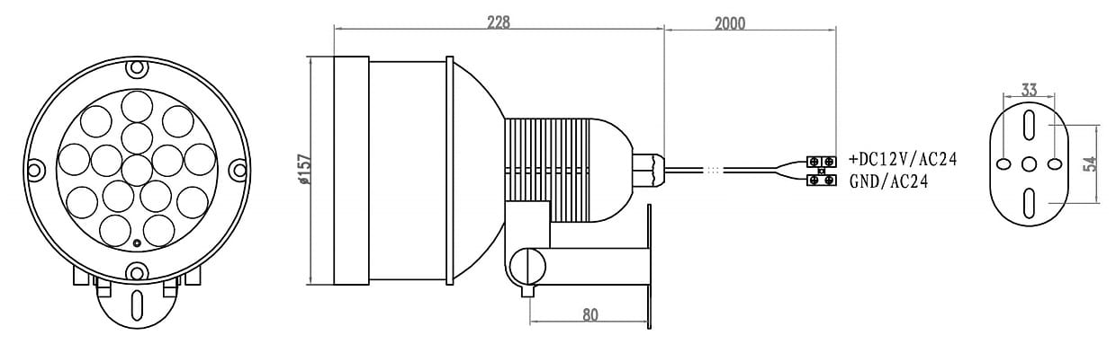 ZEWNĘTRZNY REFLEKTOR PODCZERWIENI LIR-IB88 IR LAB-1582267
