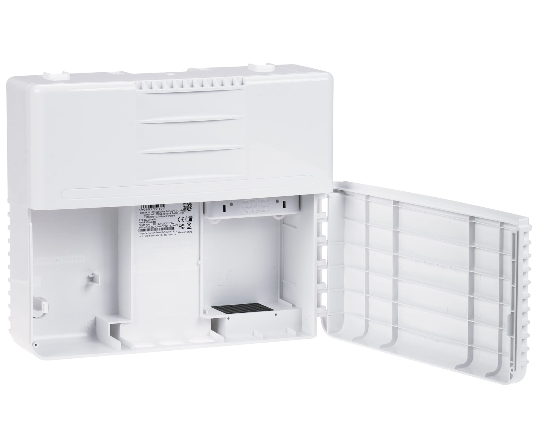 SWITCH POE LN-SGF822-120W-O 8-PORTOWY + SFP IP65 LANON-1815303