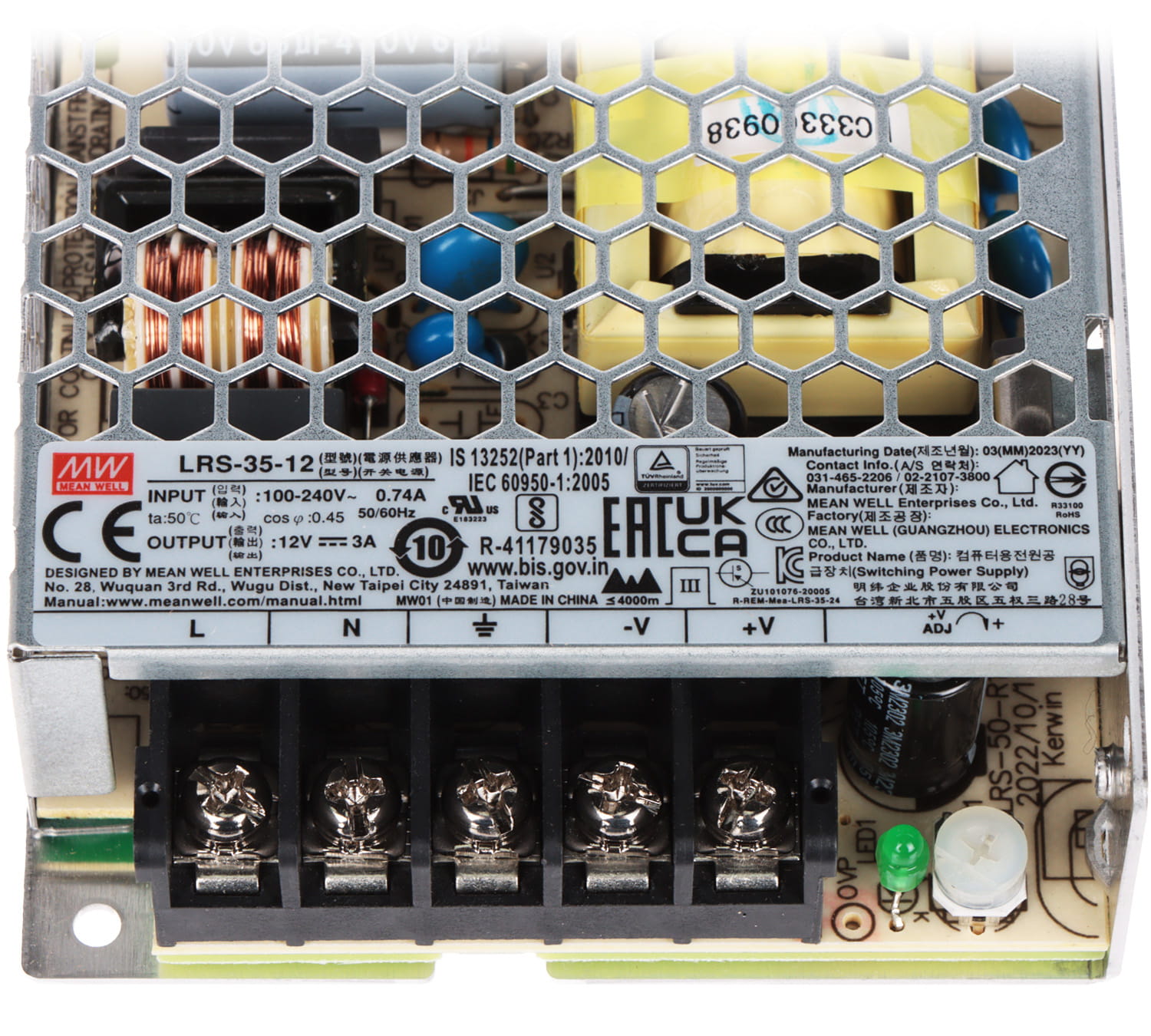 ZASILACZ IMPULSOWY LRS-35-12 MEAN WELL-1663441