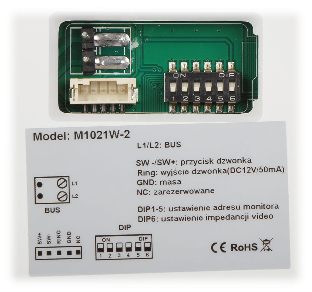 PANEL WEWNĘTRZNY M1021W-2 VIDOS-1330554