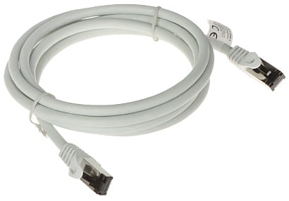 PATCHCORD RJ45/SFTP/8.1/2.0-GREY 2m LANBERG-1623898