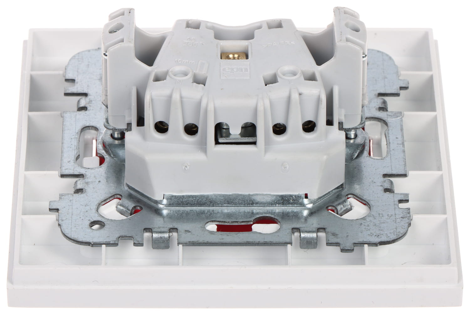 GNIAZDO POJEDYNCZE DATA Z RAMKĄ SANTRA/4142-10/EPN 230V 16A Elektro-Plast-1650936