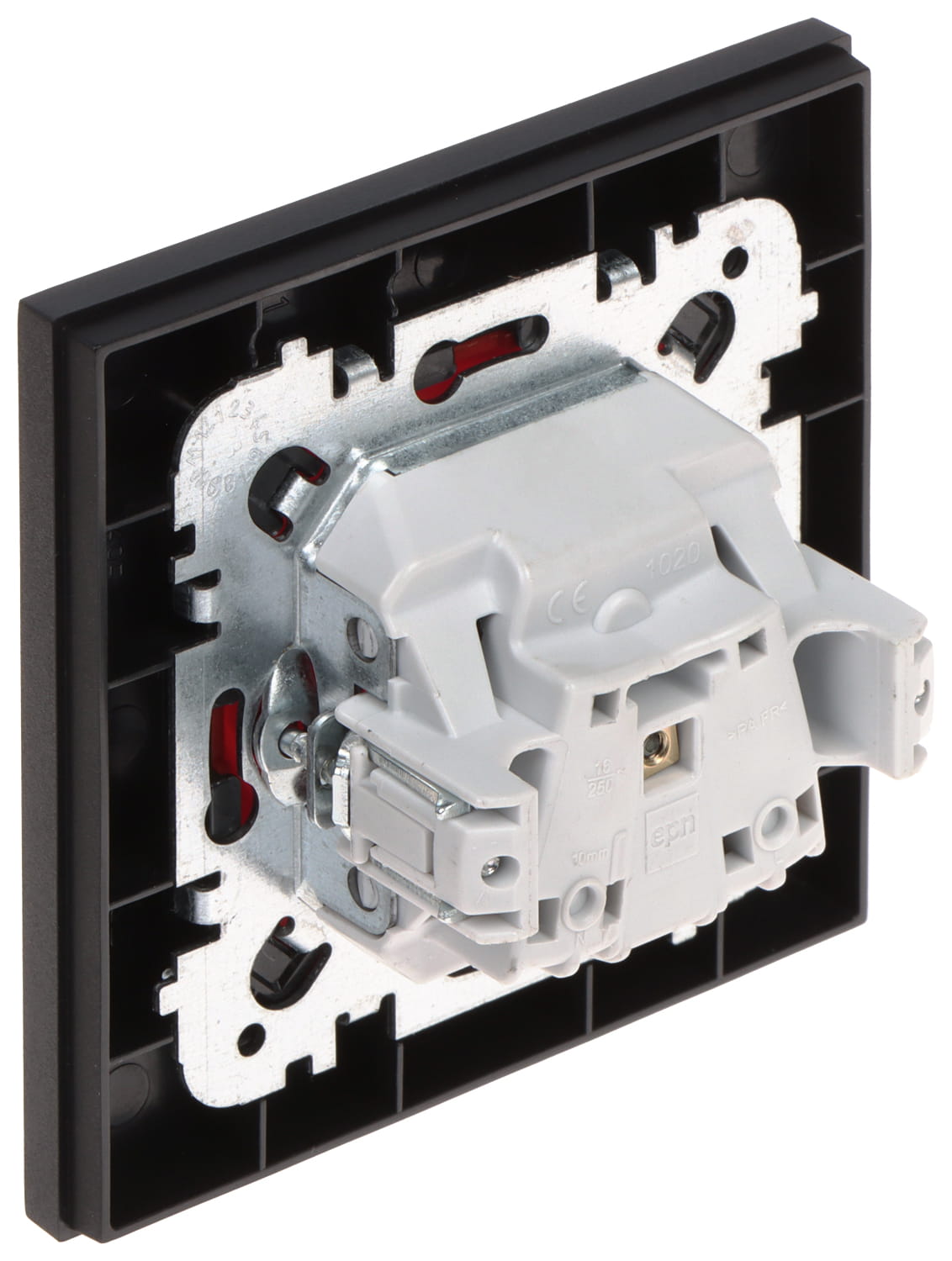 GNIAZDO POJEDYNCZE DATA Z RAMKĄ SANTRA/4142-19/EPN 230V 16A Elektro-Plast-1650938