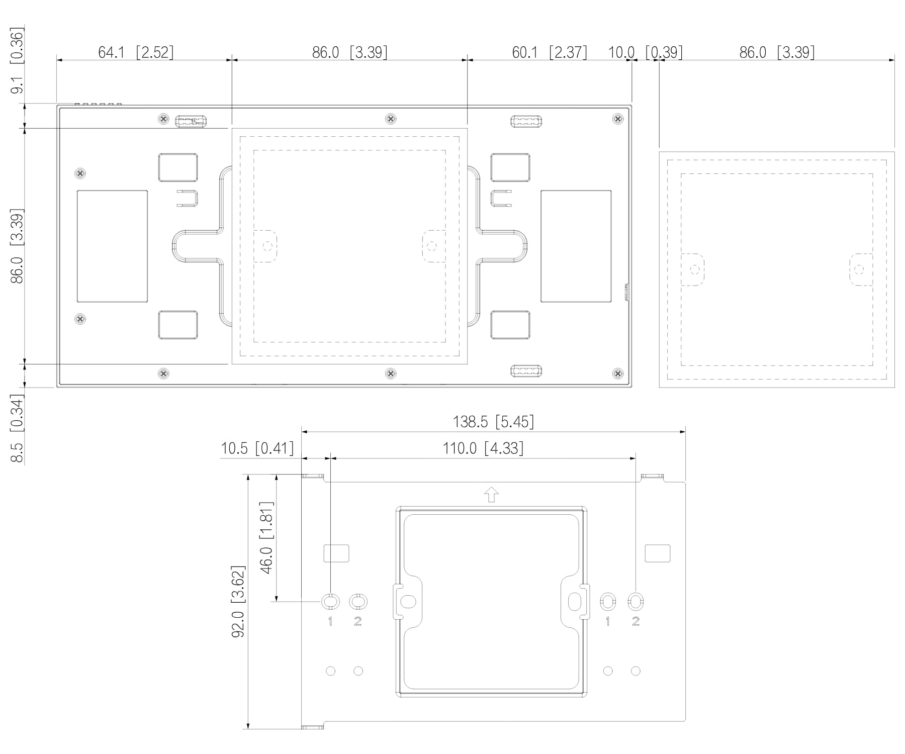 PANEL WEWNĘTRZNY SCP3024B-CBZ IP / Wi-Fi / 4-Wire DAHUA-1823120