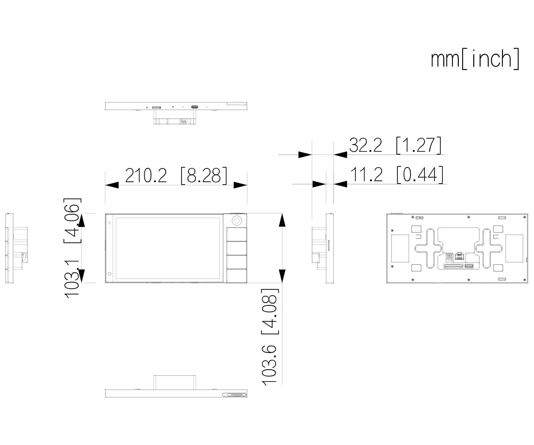 PANEL WEWNĘTRZNY SCP3024B-CBZ IP / Wi-Fi / 4-Wire DAHUA-1823119