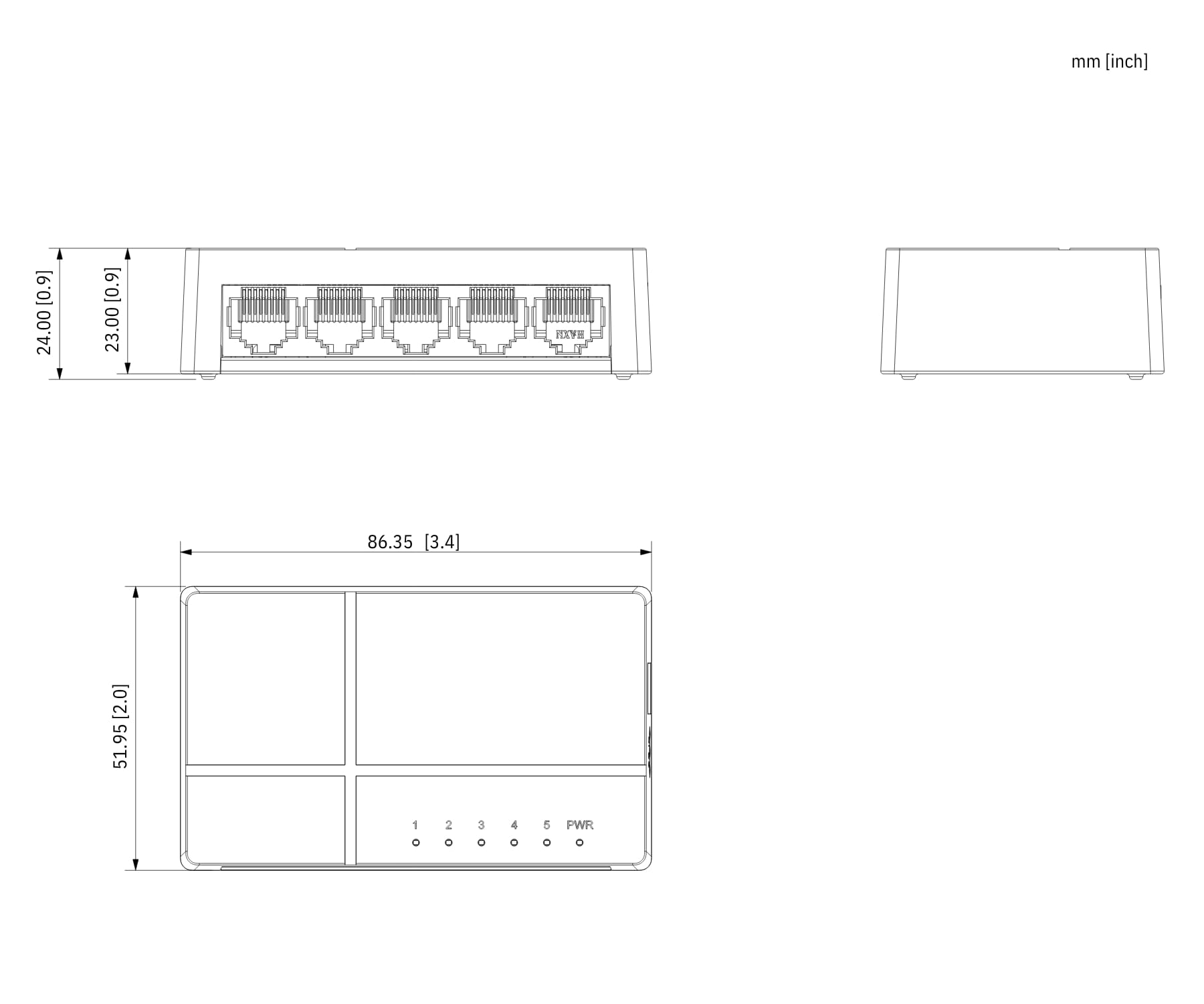 SWITCH   SG1005L-EUR 5-PORTOWY DAHUA-1869801