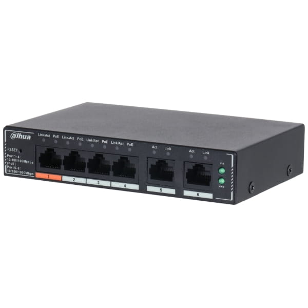 Switch POE SG4006P 4-PORTOWY DAHUA-1823272