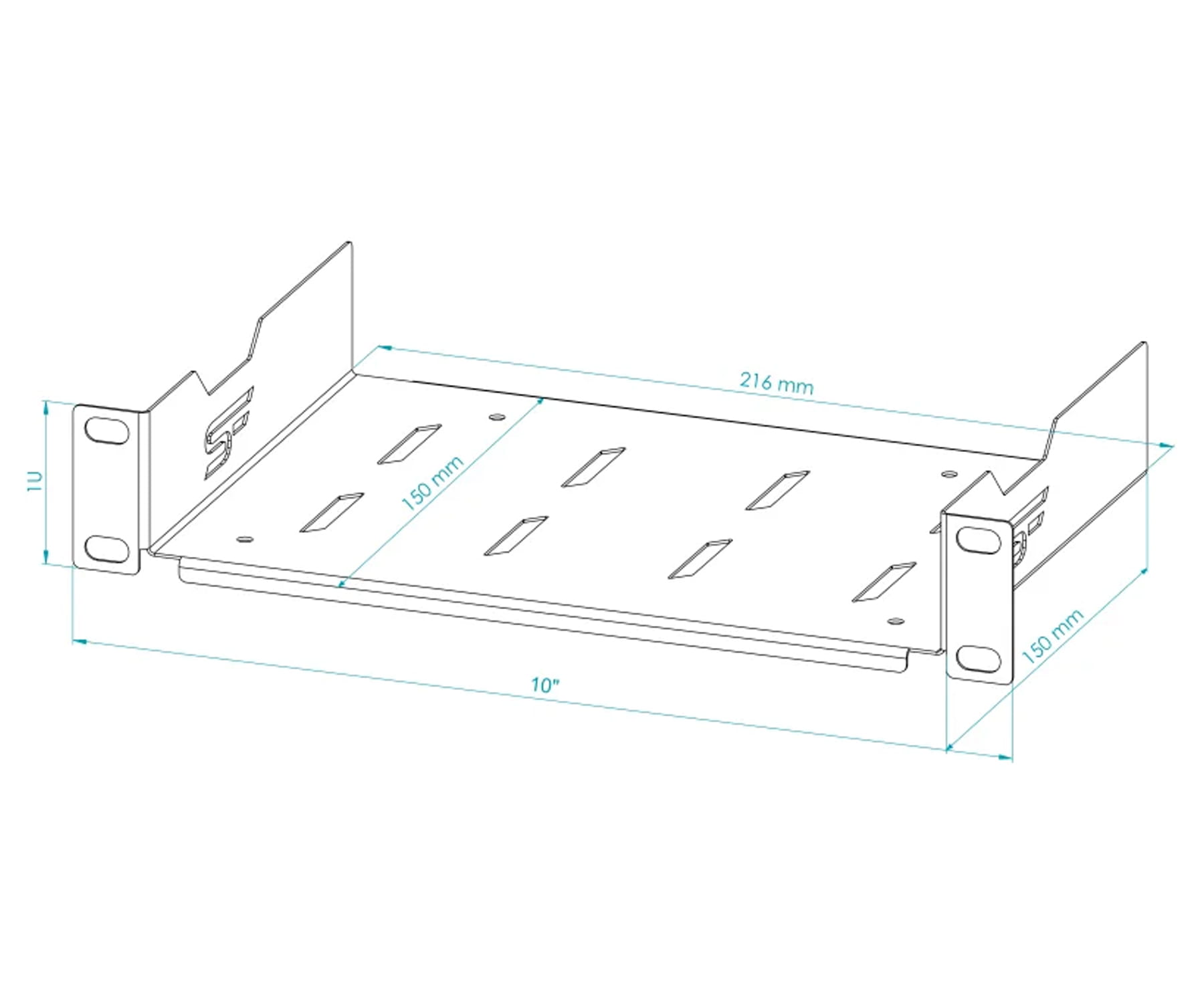 PÓŁKA S-RSF10-1U-150G 150mm STALFLEX-1869634