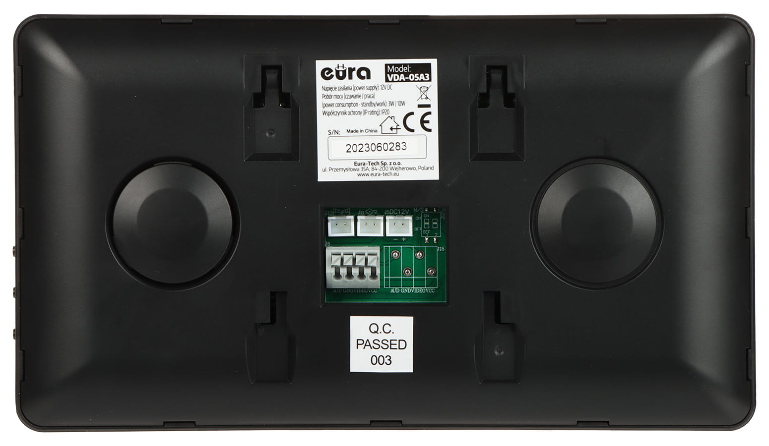 ZESTAW WIDEODOMOFONOWY VDP-76A3 EURA-1706832