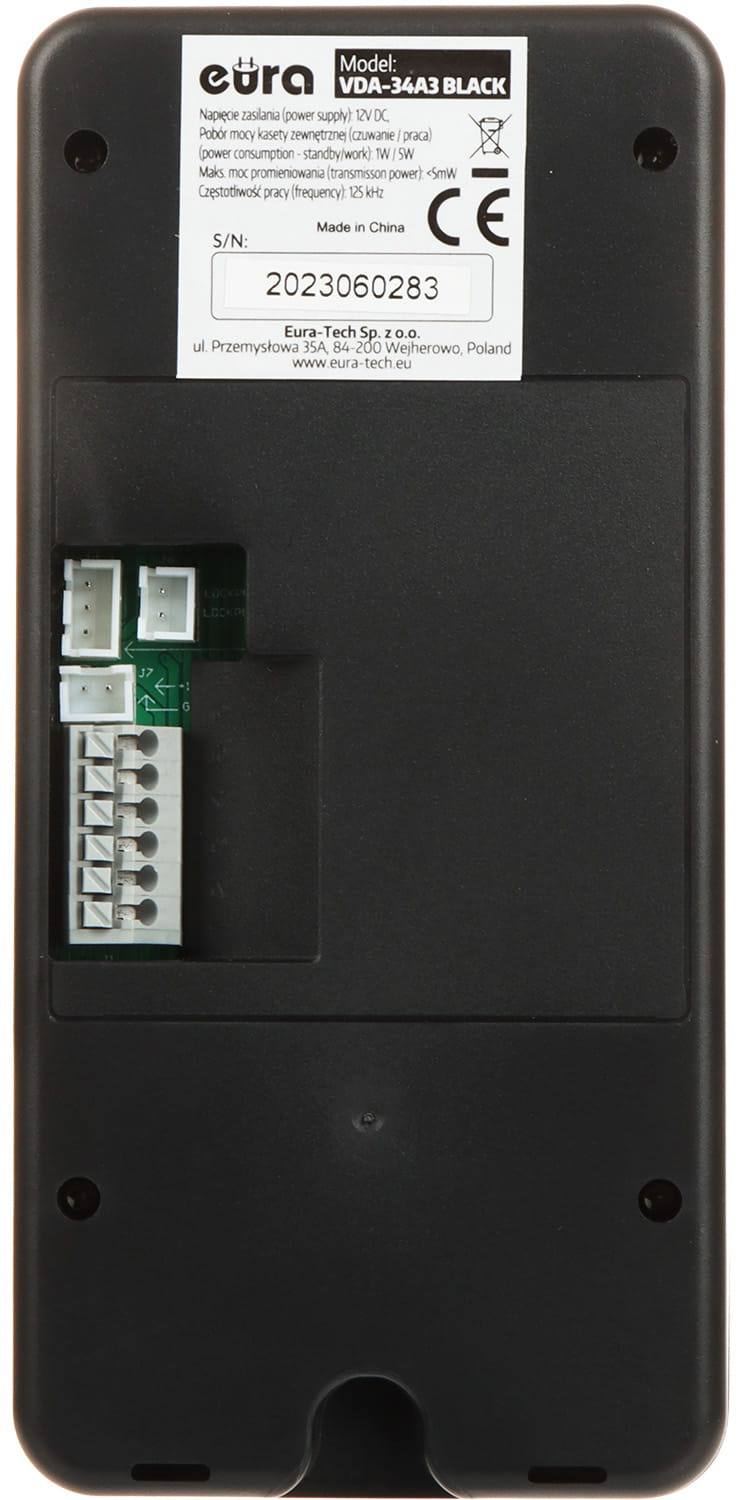 ZESTAW WIDEODOMOFONOWY VDP-76A3 EURA-1706826