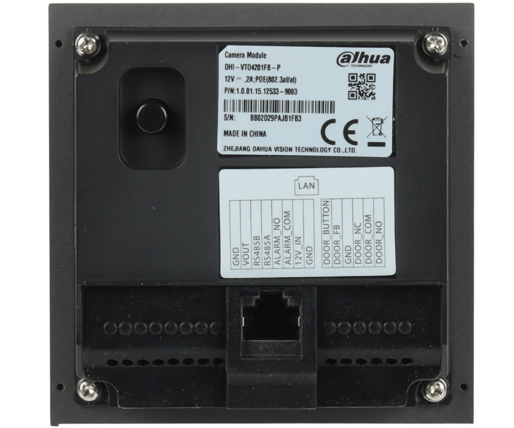 WIDEODOMOFON VTO4201FB-P DAHUA-1823005