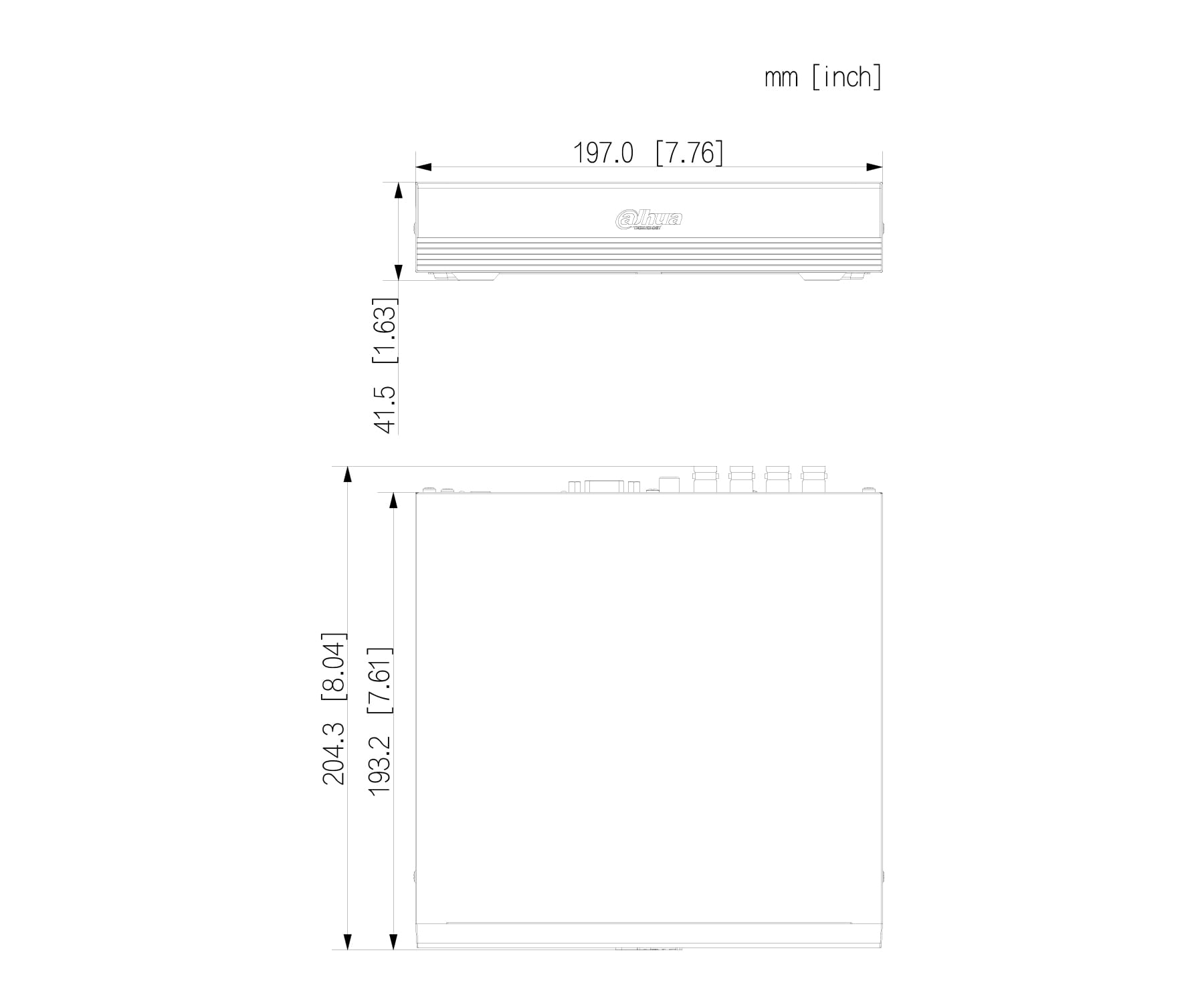 REJESTRATOR AHD, HD-CVI, HD-TVI, CVBS, IP XVR1B08-I/T 8 KANAŁÓW DAHUA-1822956